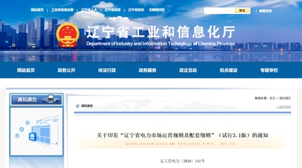 辽宁发布 2025 年电力市场交易工作方案,推进电力市场化改革